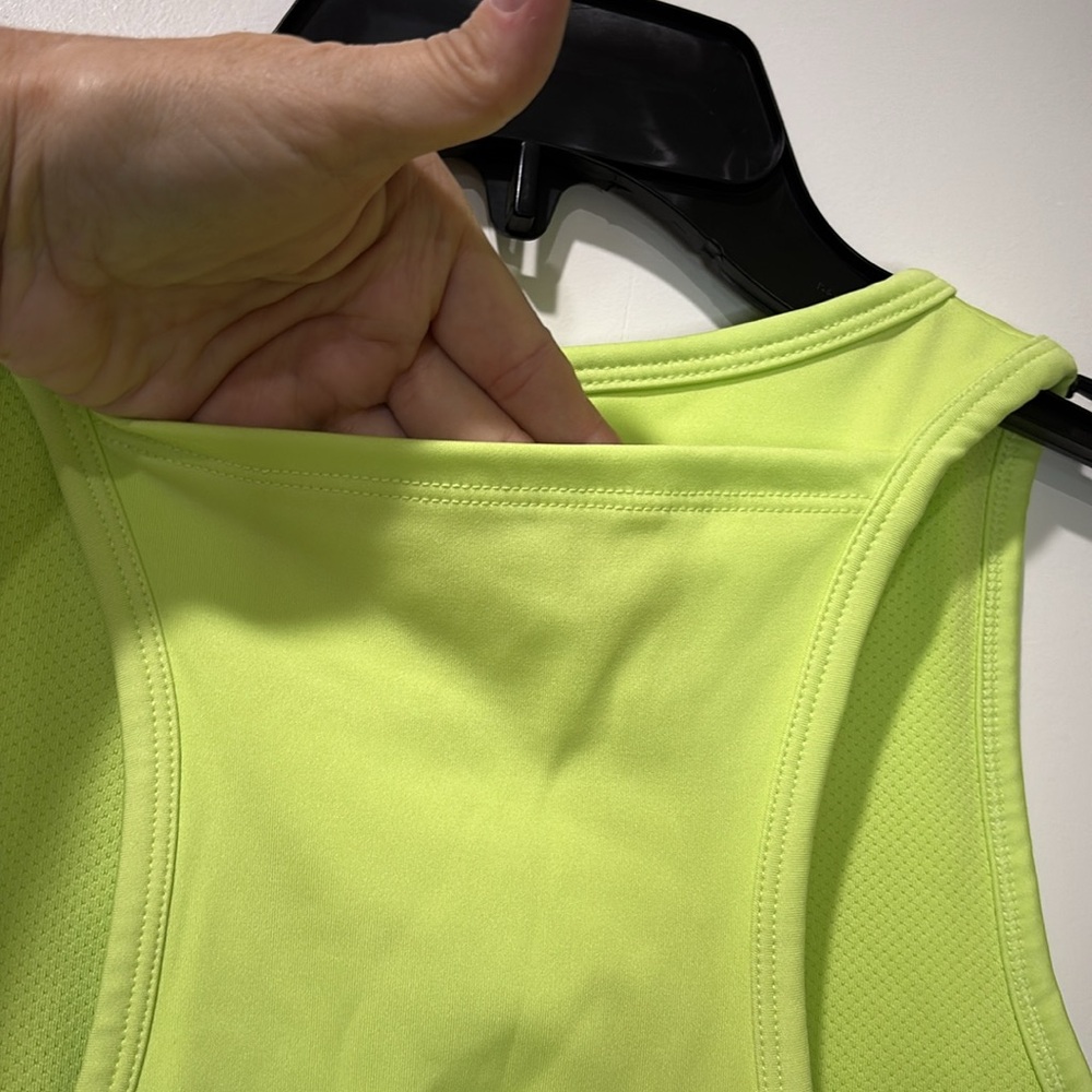 Nanette Lepore Play Sharp Green Sports Bra Size Large NWT - Picture 6 of 6